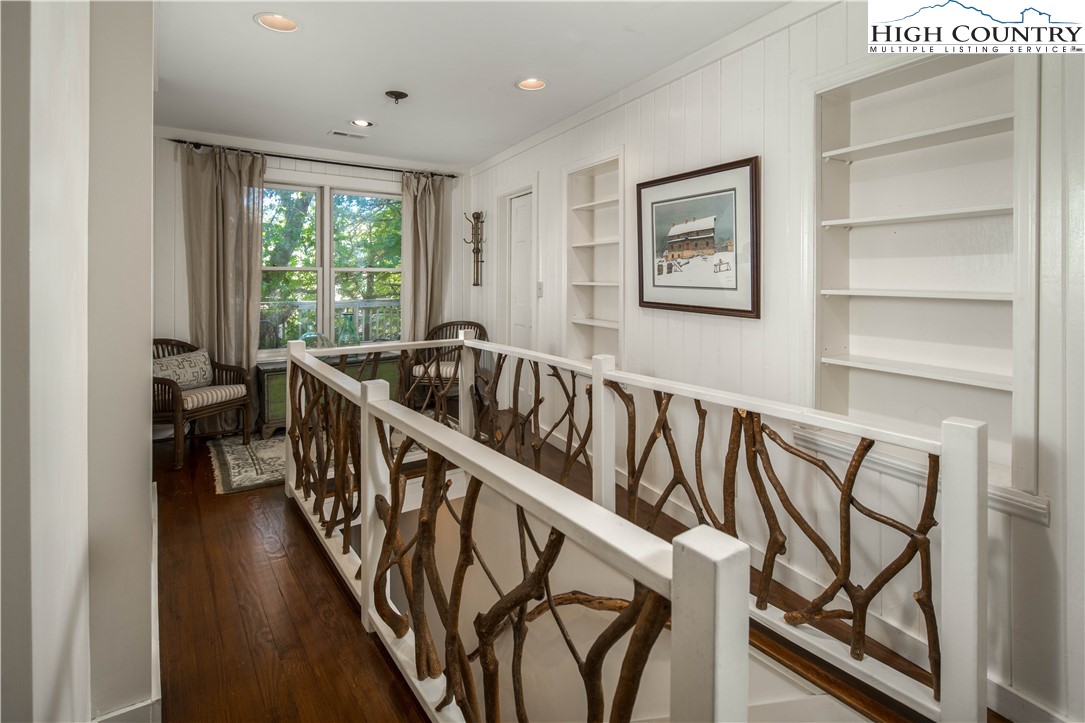 271 Pinnacle Avenue Blowing Rock, NC 28605 - Photo 27 of 43 a view of entryway with wooden floor and stairs