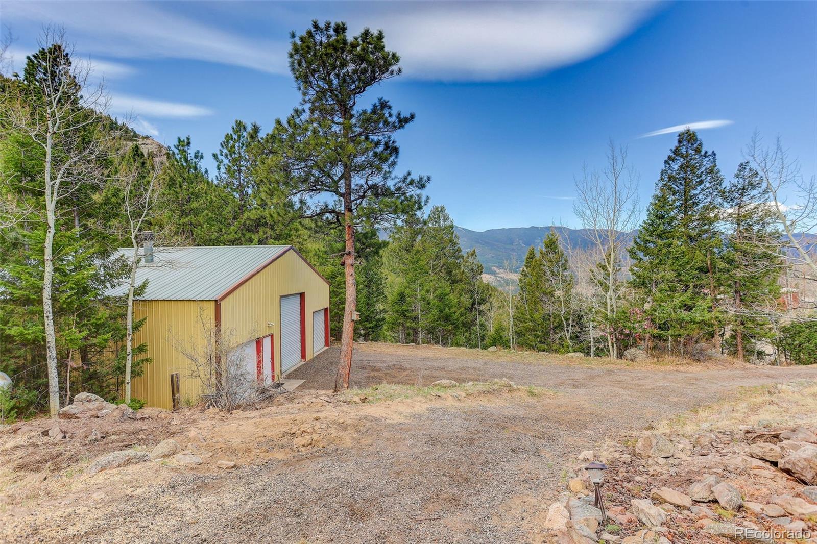626 Aspen Lane Bailey, CO 80421 - Photo 40 of 47 a view of a house with a yard and tree s
