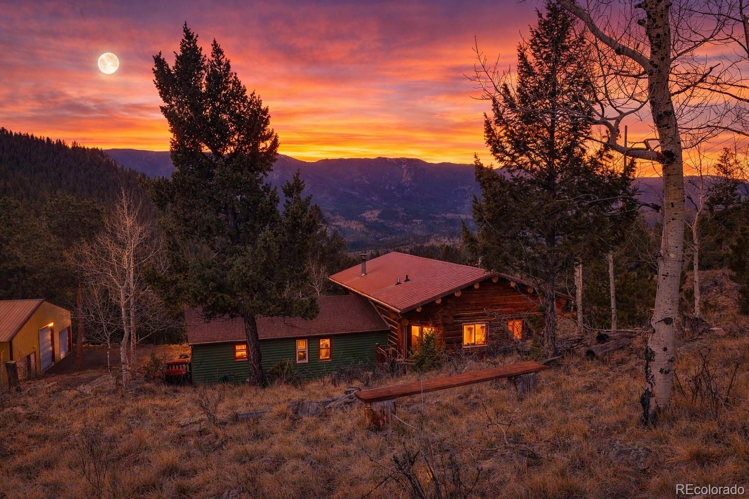 626 Aspen Lane Bailey, CO 80421 - Photo 47 of 47 a view of a house with a yard