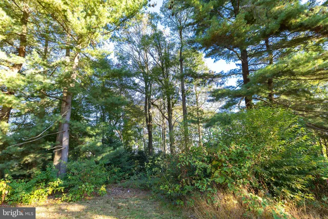 a front view of a house with a garden and trees