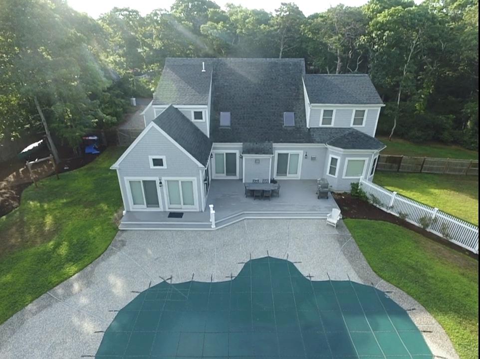 15 Center Lane Centerville, MA 02632 - Photo 36 of 36 an aerial view of a house with swimming pool