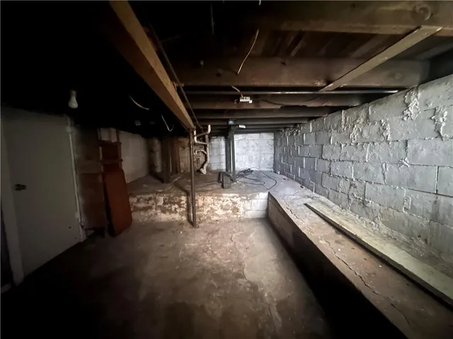 a view of water heater room