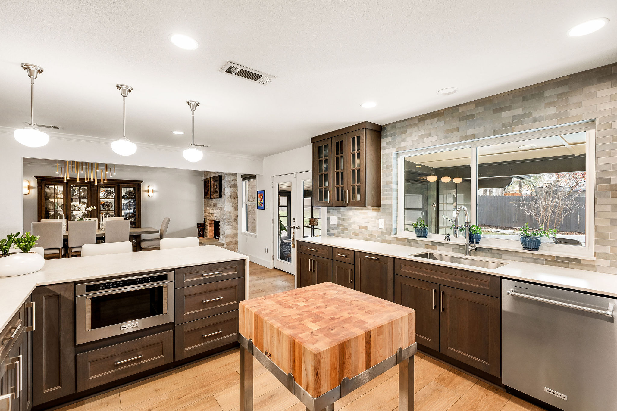 2505 Side Cove Austin, TX 78704 - Photo 19 of 40 Chef's kitchen featuring high end stainless steel appliances and Dekton countertops