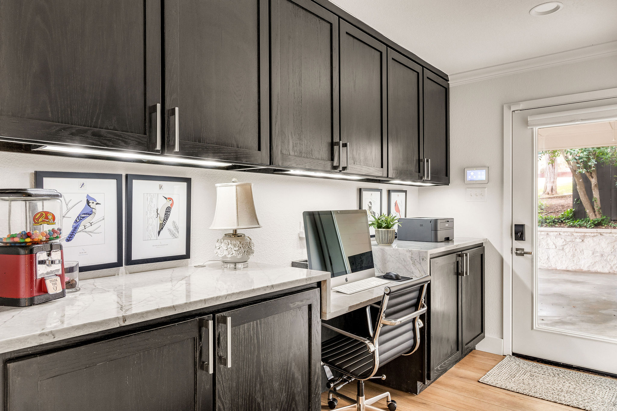 2505 Side Cove Austin, TX 78704 - Photo 27 of 40 Home office with built in desk and cabinetry