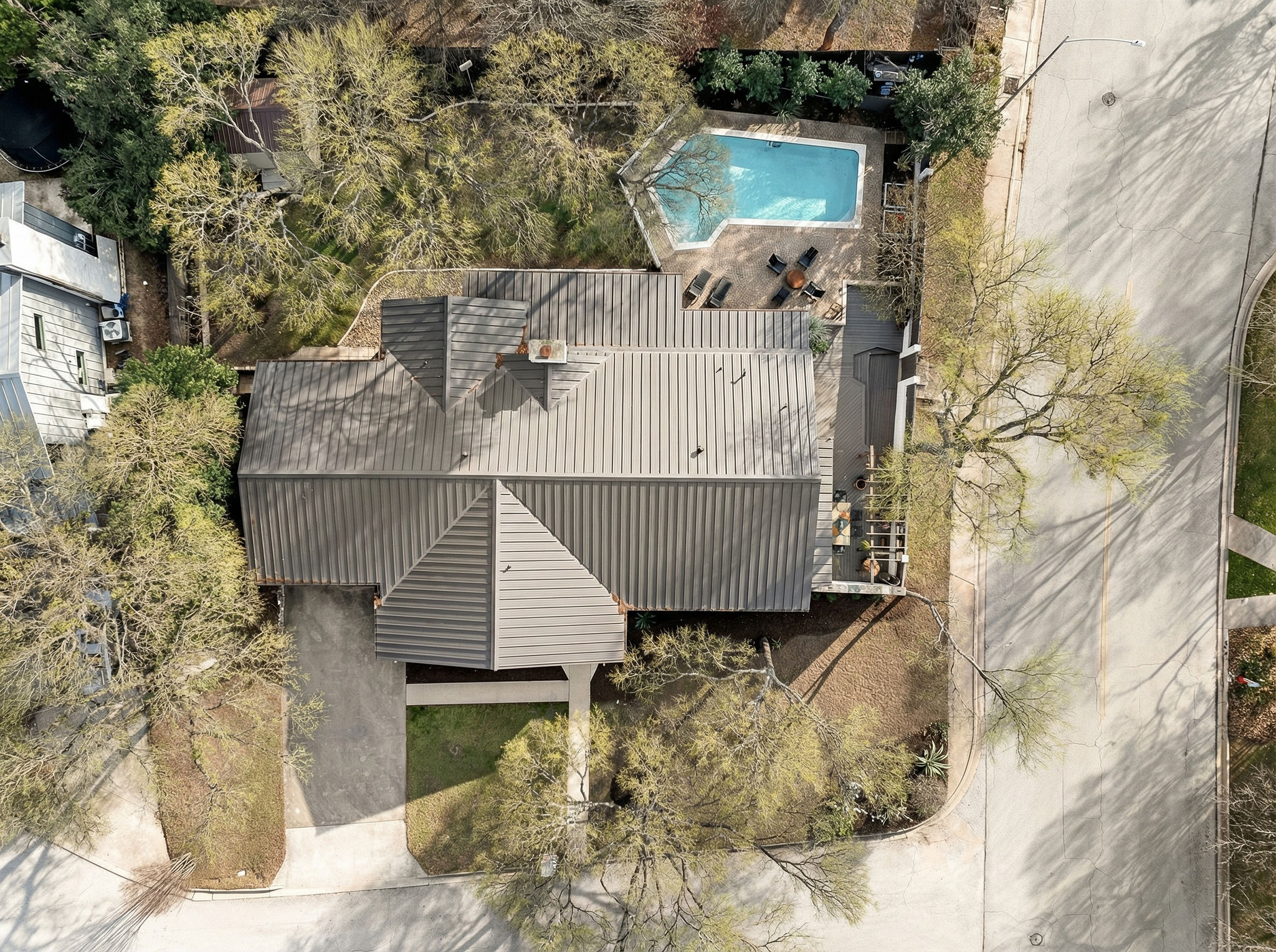 2505 Side Cove Austin, TX 78704 - Photo 36 of 40 Aerial view of property