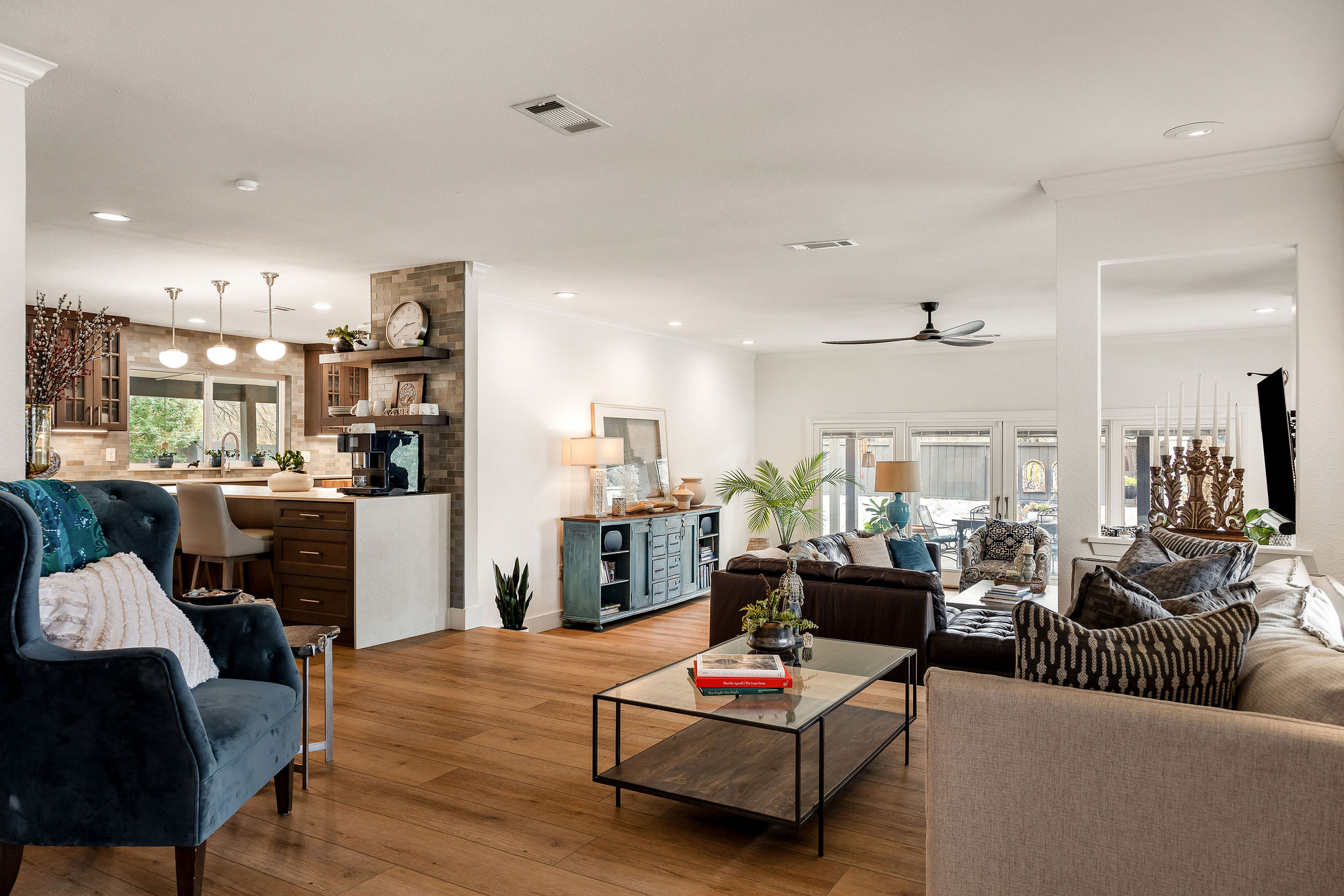 2505 Side Cove Austin, TX 78704 - Photo 4 of 40 View of living areas from the front door