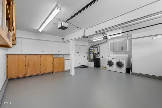 a view of a utility room with closet