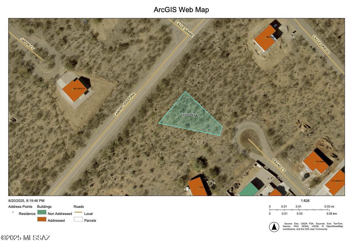 1780 Ebano Court, Unit 23 Rio Rico, AZ 85648 - Photo 1 of 8 ArcGis - 1780 Ebano