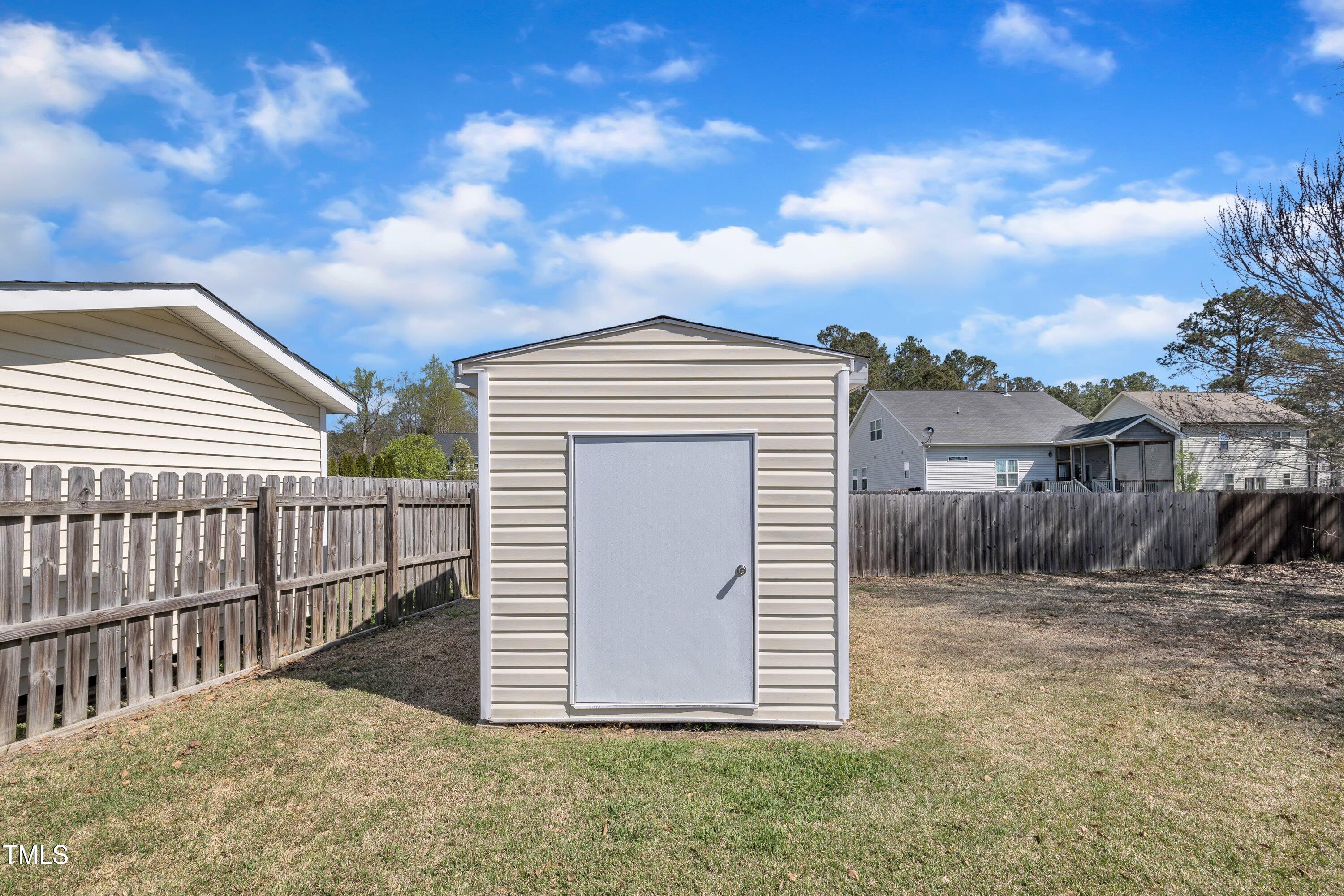 147 Tralee Drive Smithfield, NC 27577 - Photo 35 of 43 a view of backyard of house