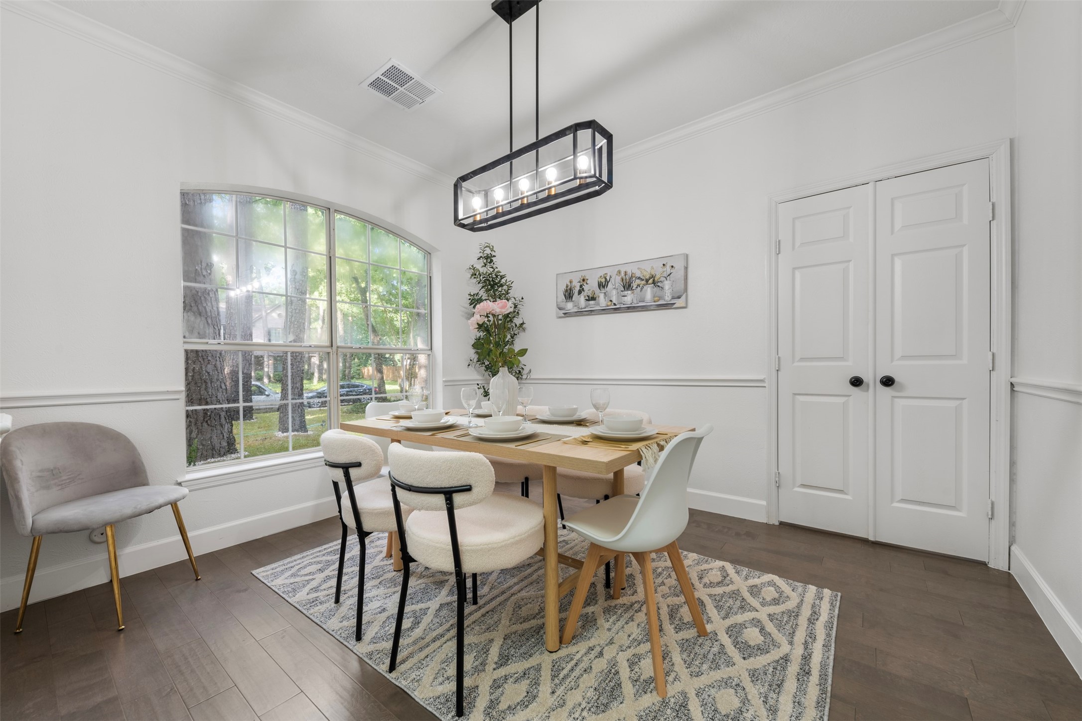 55 Terraglen Drive Spring, TX 77382 - Photo 3 of 32 a view of a dining room with furniture window and outside view
