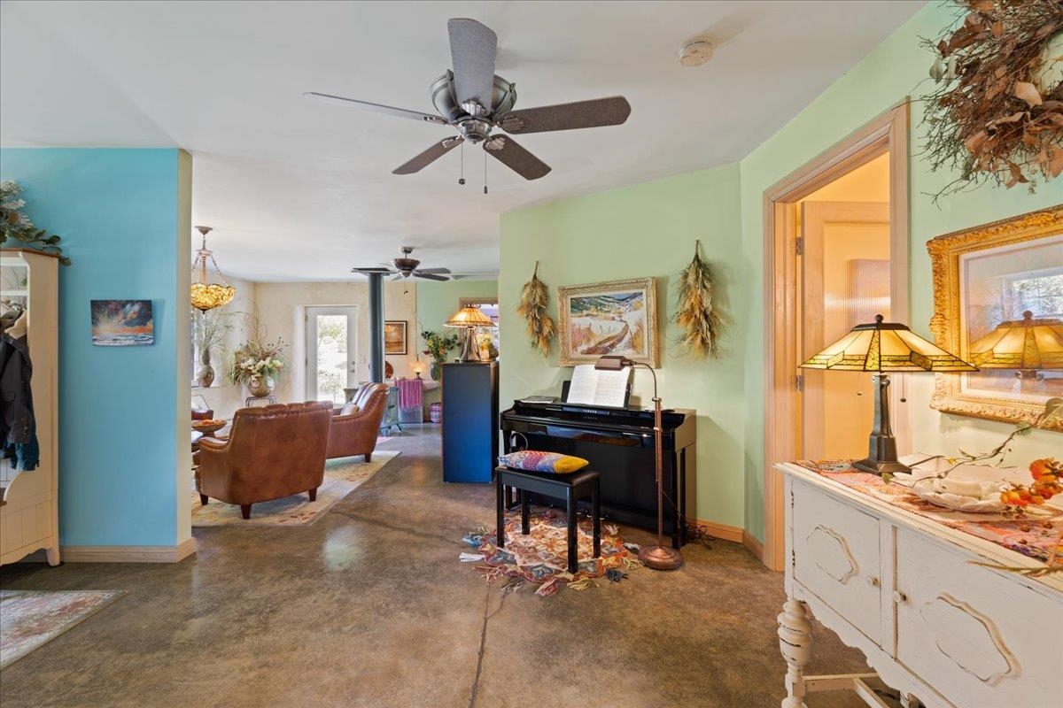 650 Sandy Bottom Road Elkton, VA 22827 - Photo 18 of 75 a view of a workspace with furniture and a window