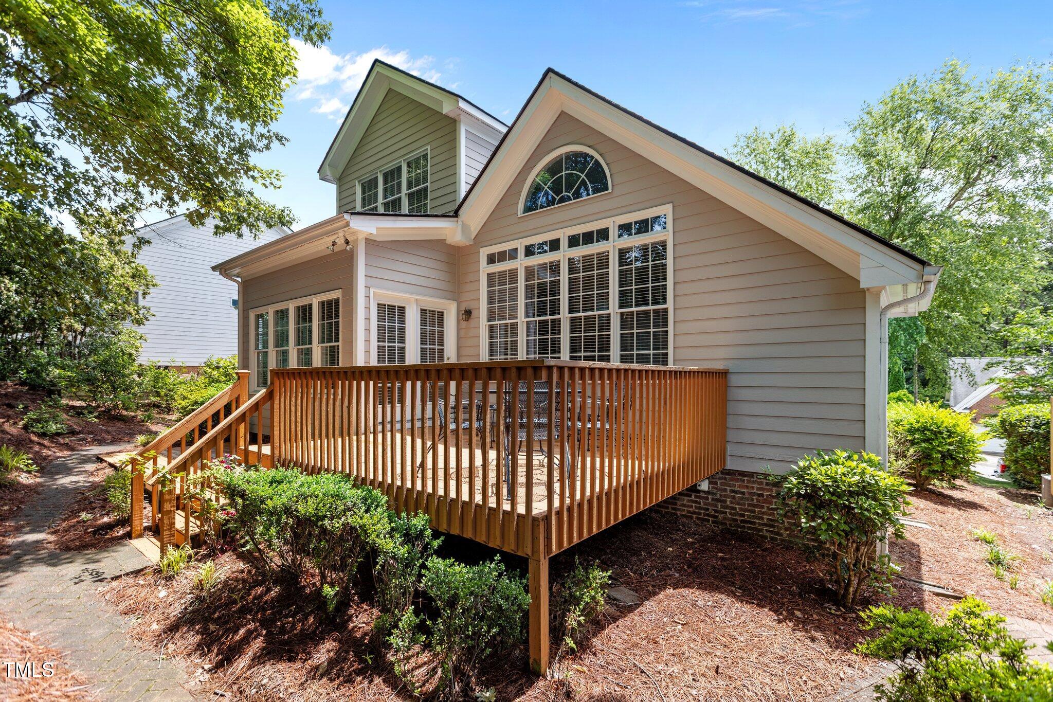 1224 Wedgeland Drive Raleigh, NC 27615 - Photo 31 of 36 a front view of a house with garden