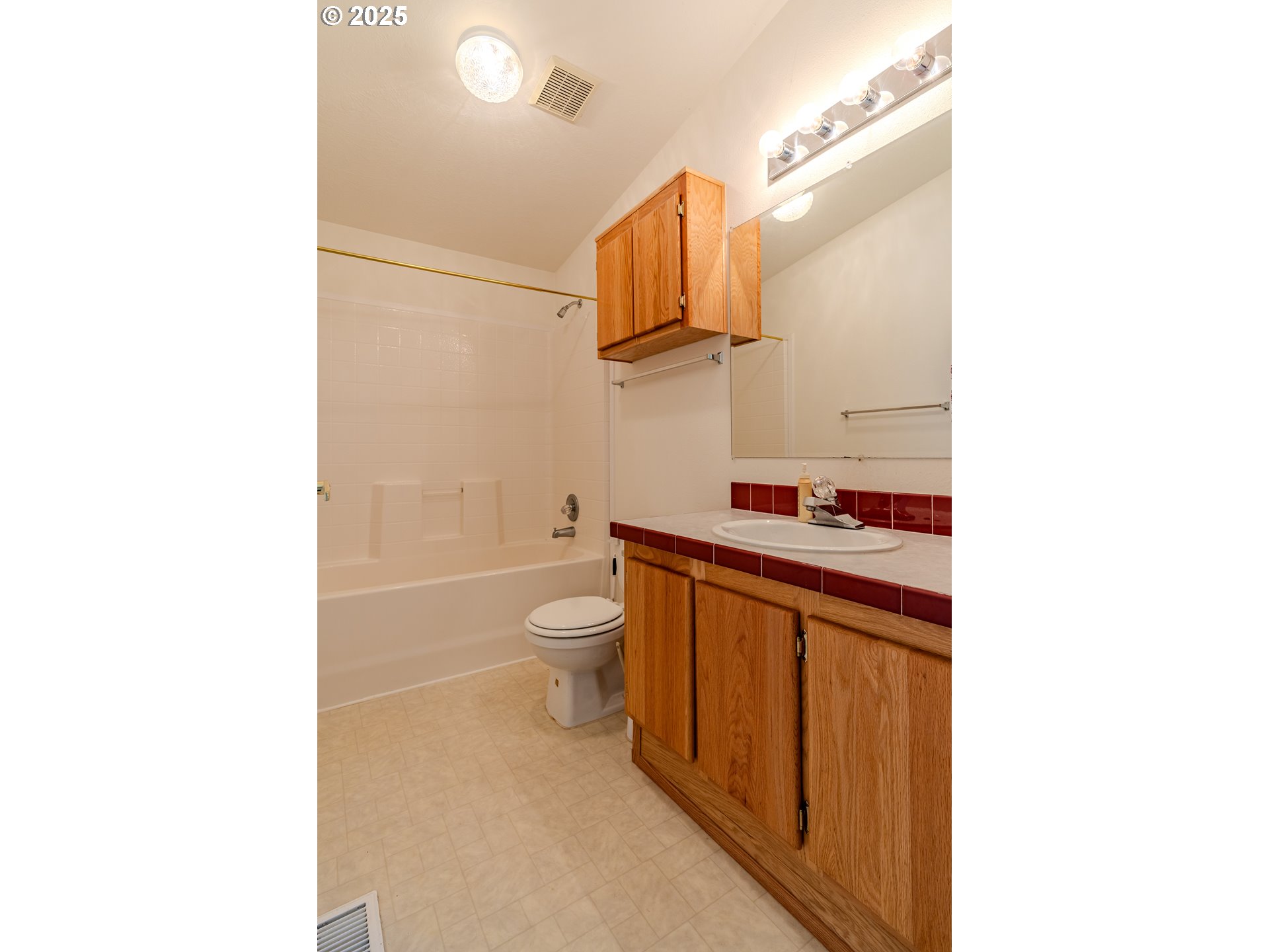 41300 Southeast Louden Road Corbett, OR 97019 - Photo 24 of 48 a bathroom with a sink a toilet and mirror