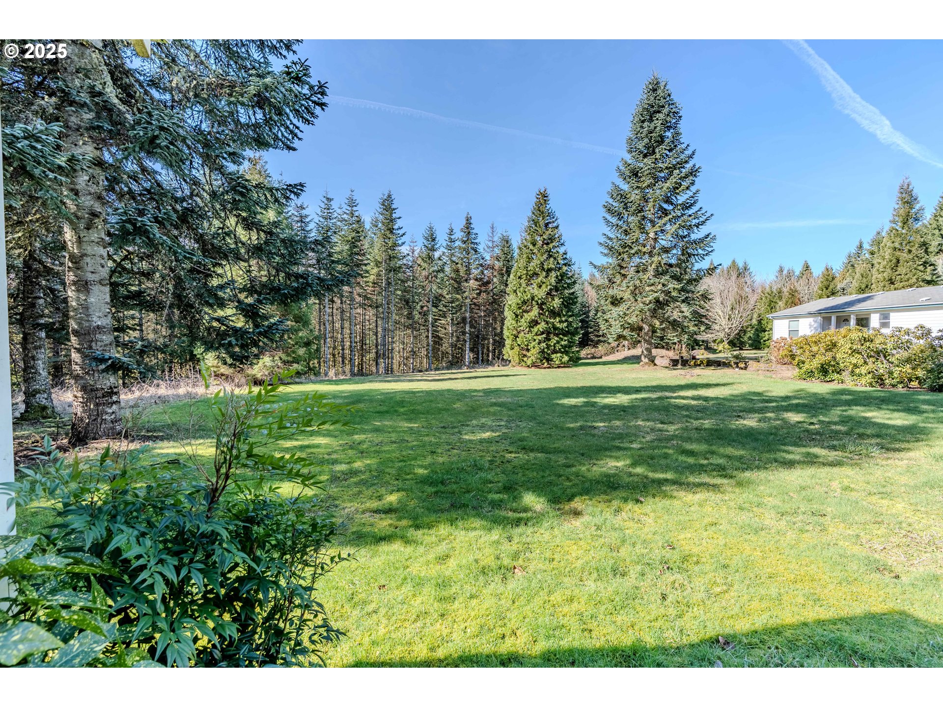 41300 Southeast Louden Road Corbett, OR 97019 - Photo 39 of 48 a backyard of a house with lots of green space