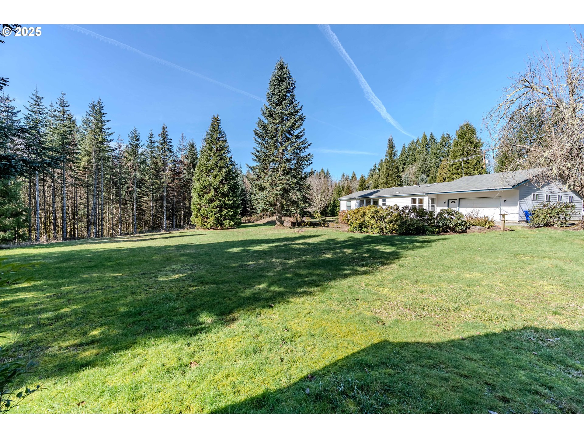41300 Southeast Louden Road Corbett, OR 97019 - Photo 40 of 48 a backyard of a house with lots of green space