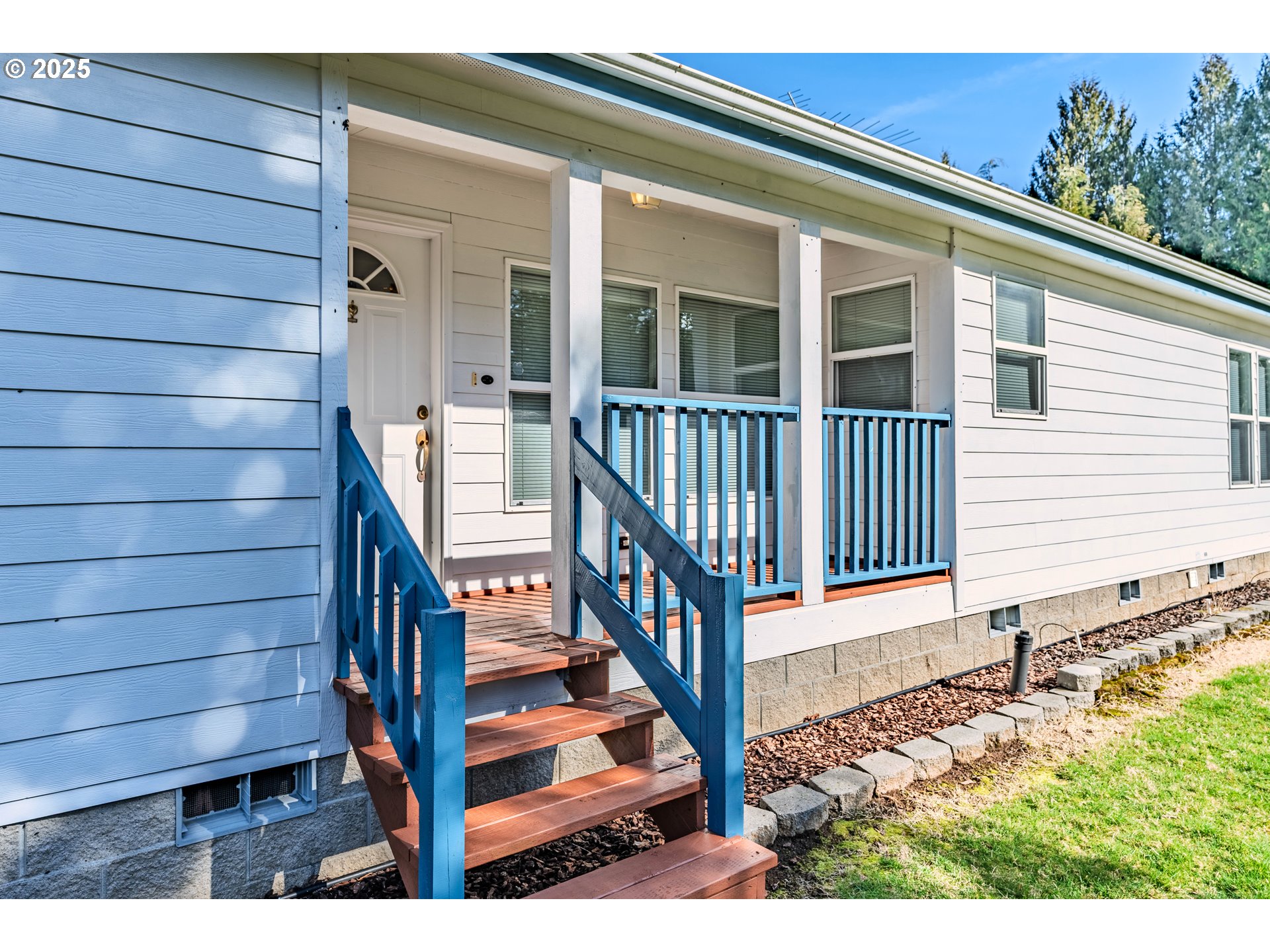 41300 Southeast Louden Road Corbett, OR 97019 - Photo 8 of 48 a view of a house with wooden fence and floor