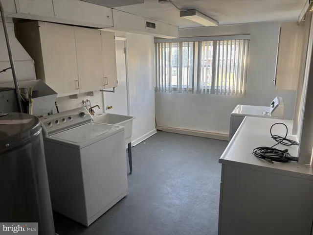 a room with storage and utility