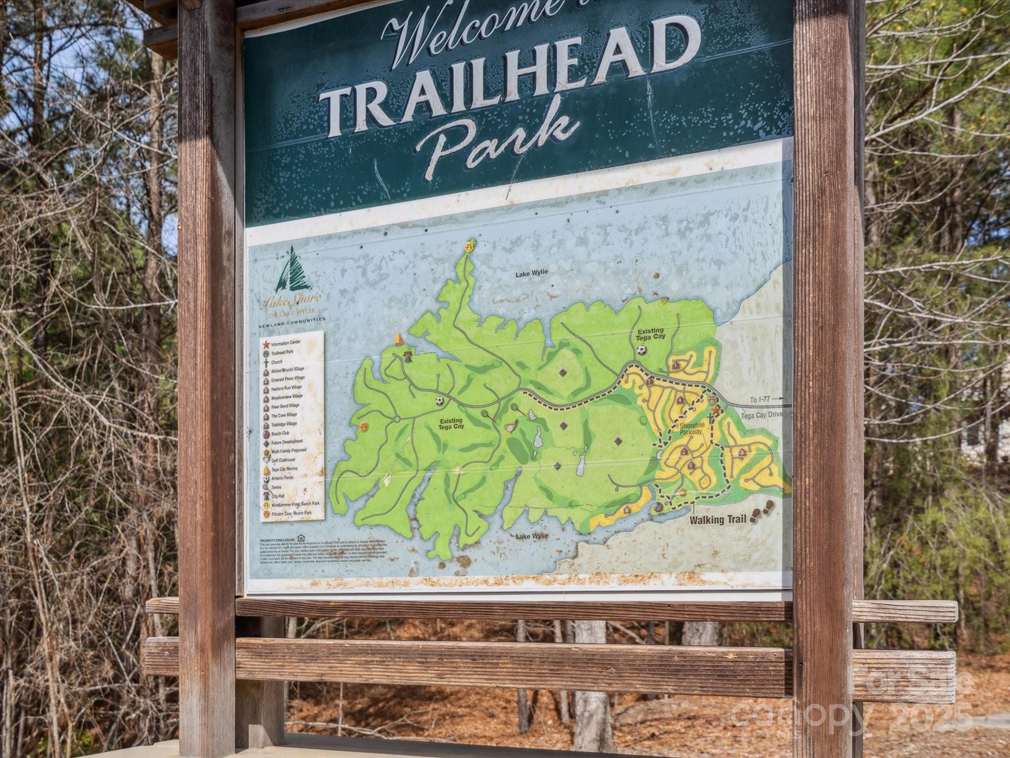 714 Deerbrook Lane Tega Cay, SC 29708 - Photo 30 of 35 a close up of a street sign