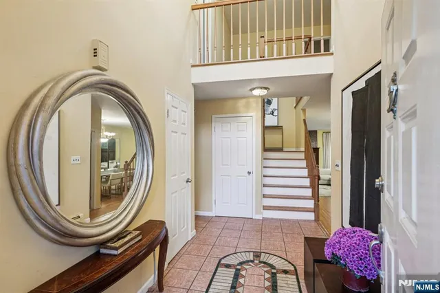 a front view of a house with entryway