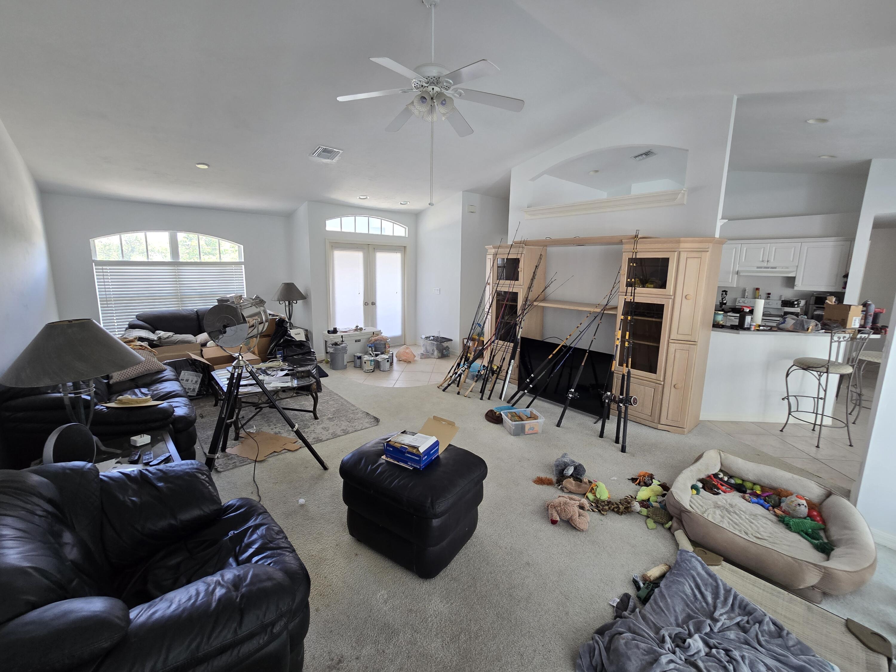 2049 San Marco Road Marco Island, FL 34145 - Photo 36 of 71 Living Room with Cathedral Ceiling