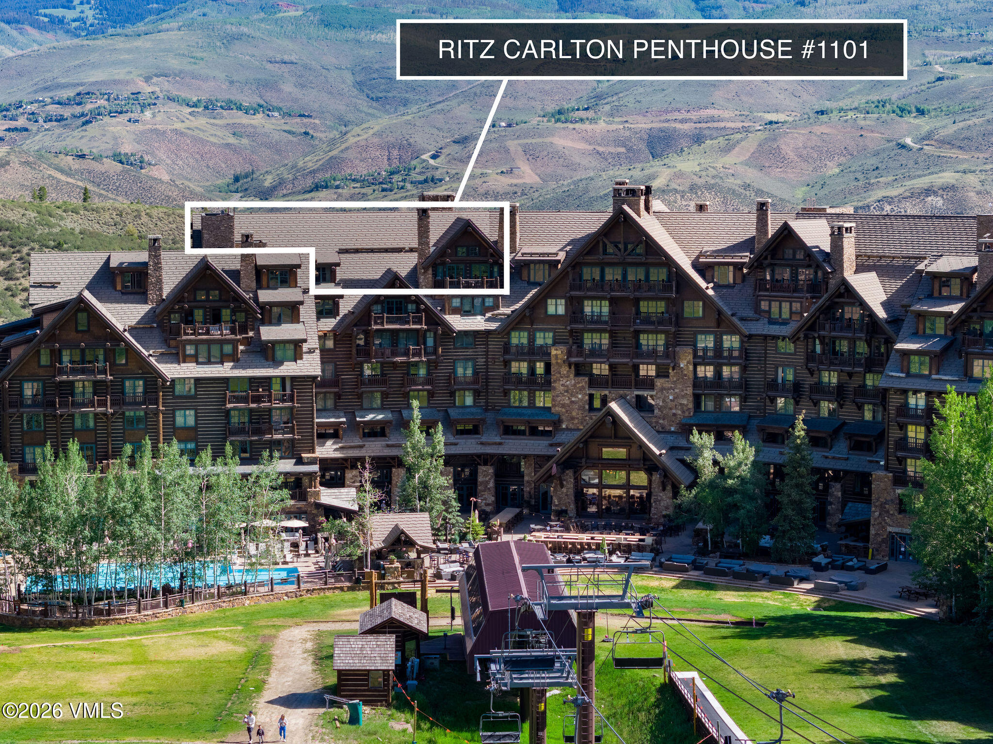 130 Daybreak Ridge Road, Unit 1101 Avon, CO 81620 - Photo 17 of 26 2606_ritz_1101_aerial_a