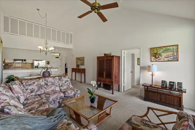 a view of balcony with furniture and stove