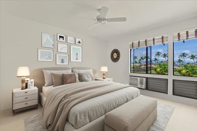 a view of a city with ocean view