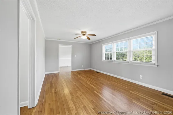 a view of a livingroom with a window