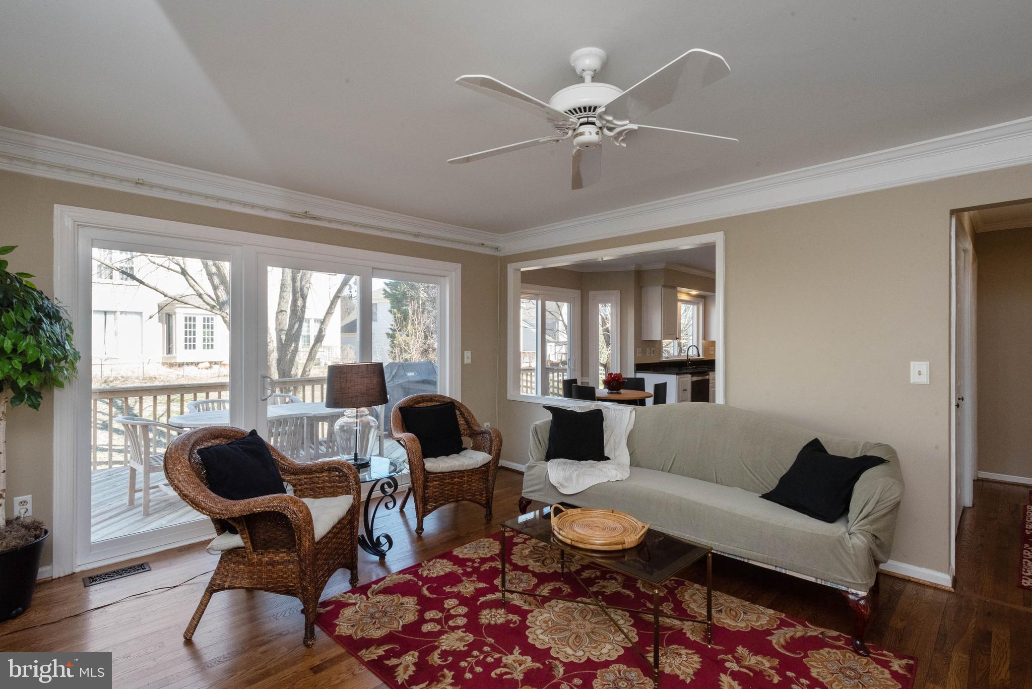 8608 Ashcroft Drive Laurel, MD 20708 - Photo 16 of 45 a living room with furniture and wooden floor