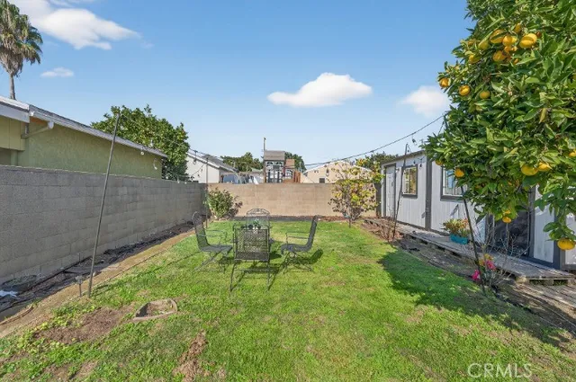 a view of a wooden door