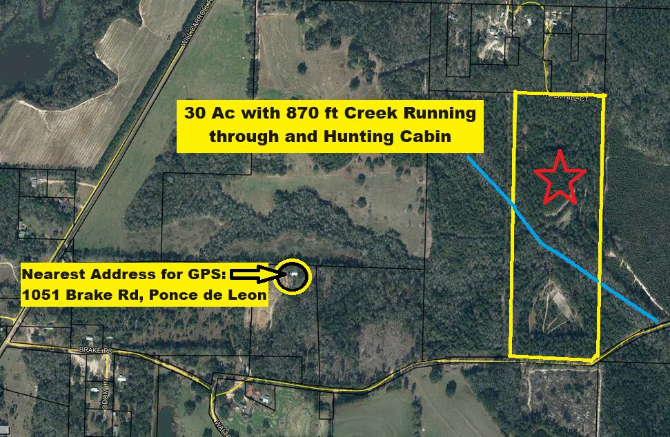 30-ac Brake Road Ponce de Leon, FL 32455 - Photo 54 of 54 Aerial - Surrounding