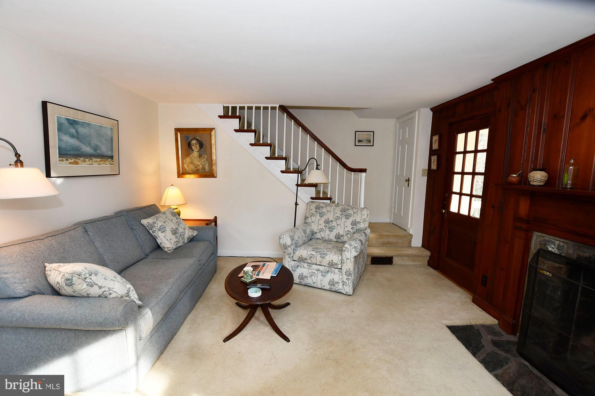 7 Valley View Road Rose Valley, PA 19063 - Photo 6 of 45 Living room with FP