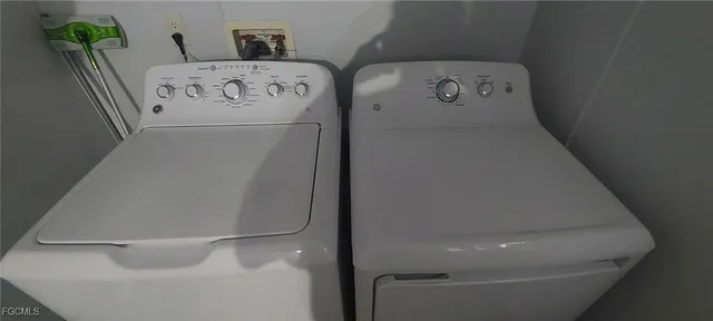 a close view of utility room