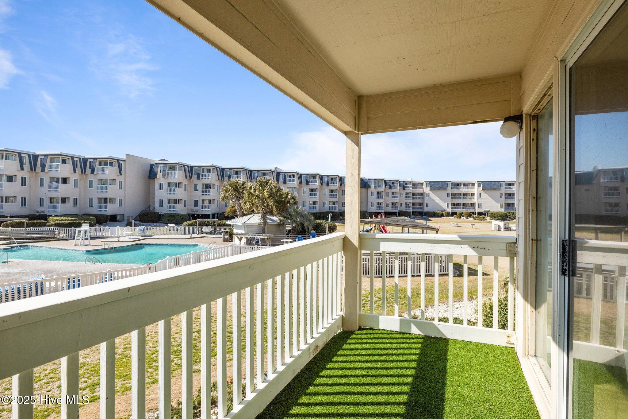 1904 East Fort Macon Road, Unit 180 Atlantic Beach, NC 28512 - Photo 21 of 38 Large Balcony