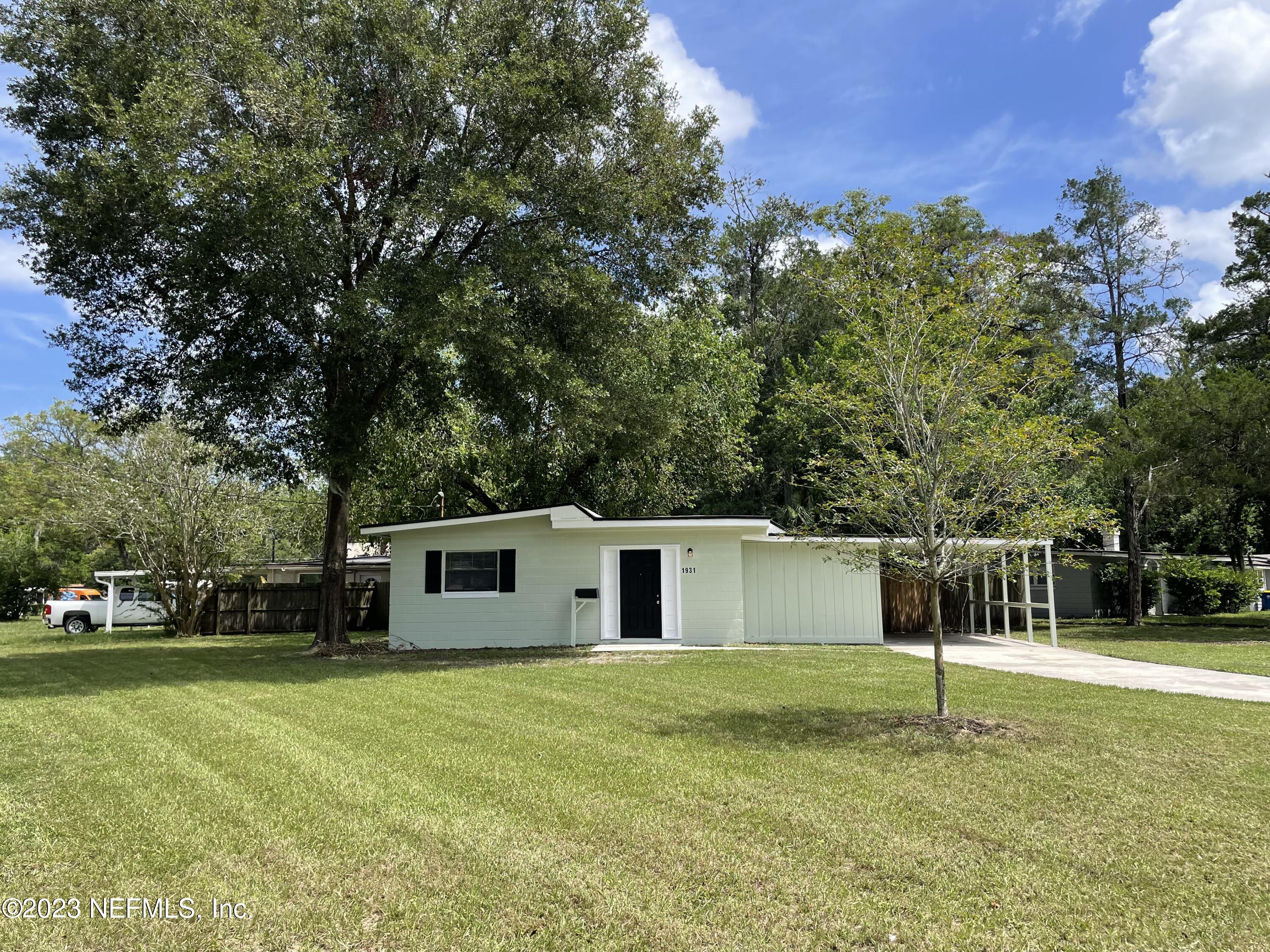 1931 Griflet Road Jacksonville, FL 32211 - Photo 28 of 29 a backyard of a house with palm trees