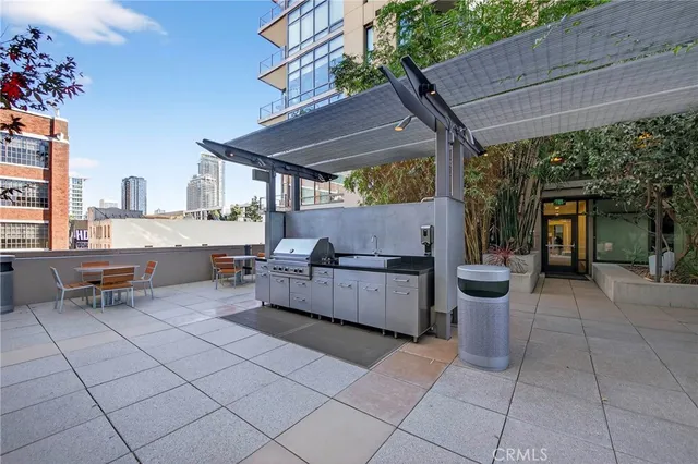 a front view of a building