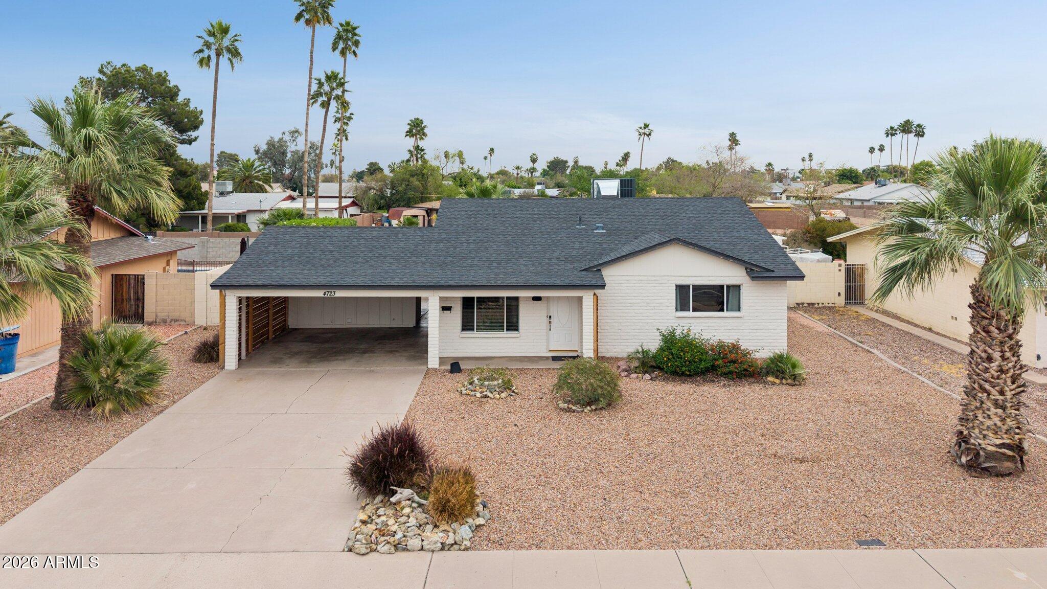 4723 South Country Club Way Tempe, AZ 85282 - Photo 34 of 46 a house view with a garden space