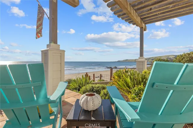 a picture of a building with view of a building and car parked