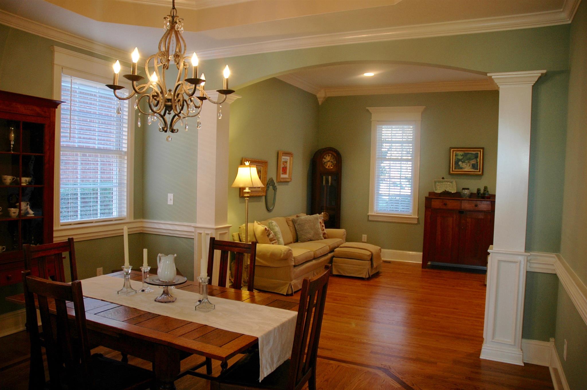 1604 Fair House Road Spring Hill, TN 37174 - Photo 8 of 18 a view of a dining room with furniture and wooden floor