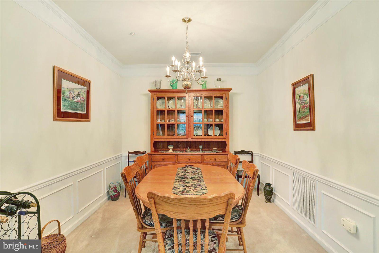 152 Saddletop Drive, Unit 354 Taneytown, MD 21787 - Photo 11 of 39 Formal Dining Rm w/Beautiful Chair Rail & Molding