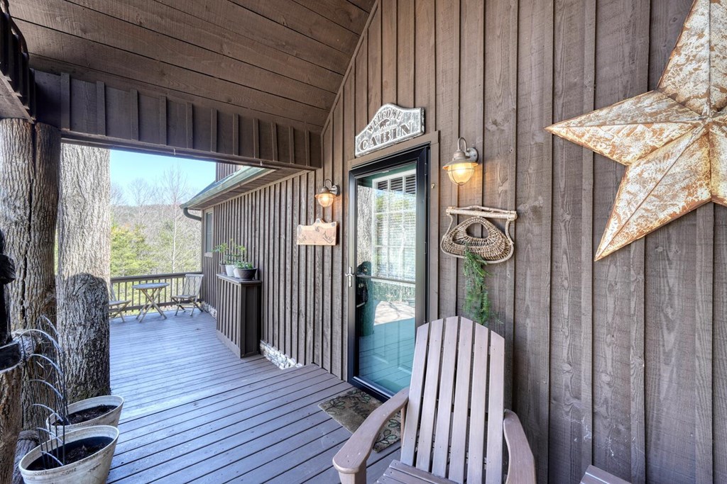4852 Hf Lyons Road Hiawassee, GA 30546 - Photo 11 of 48 a view of porch with seating space