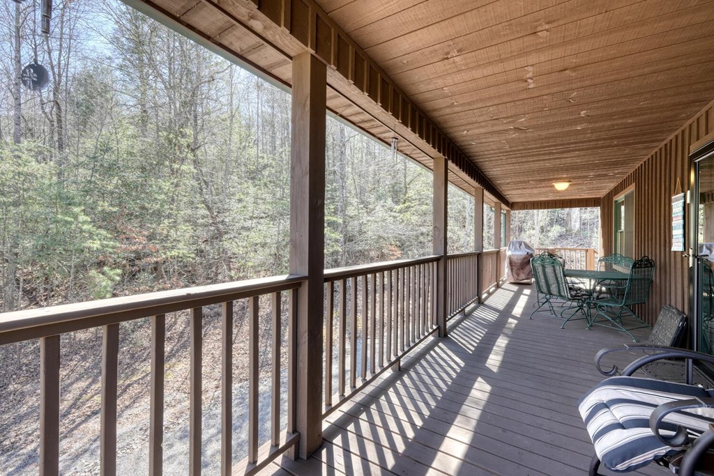 4852 Hf Lyons Road Hiawassee, GA 30546 - Photo 40 of 48 a view of balcony with wooden floor