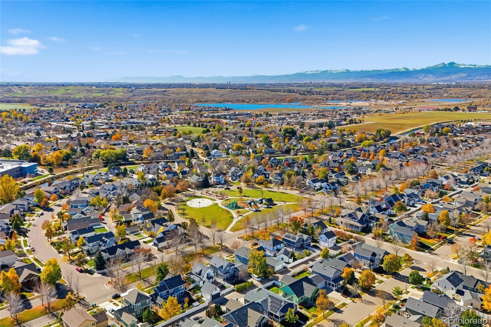 1229 Founders Circle Windsor, CO 80550 - Photo 40 of 45 an aerial view of residential building and ocean