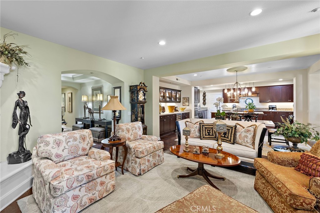 37 Tuscany Ladera Ranch, CA 92694 - Photo 19 of 53 a living room with furniture and a view of kitchen