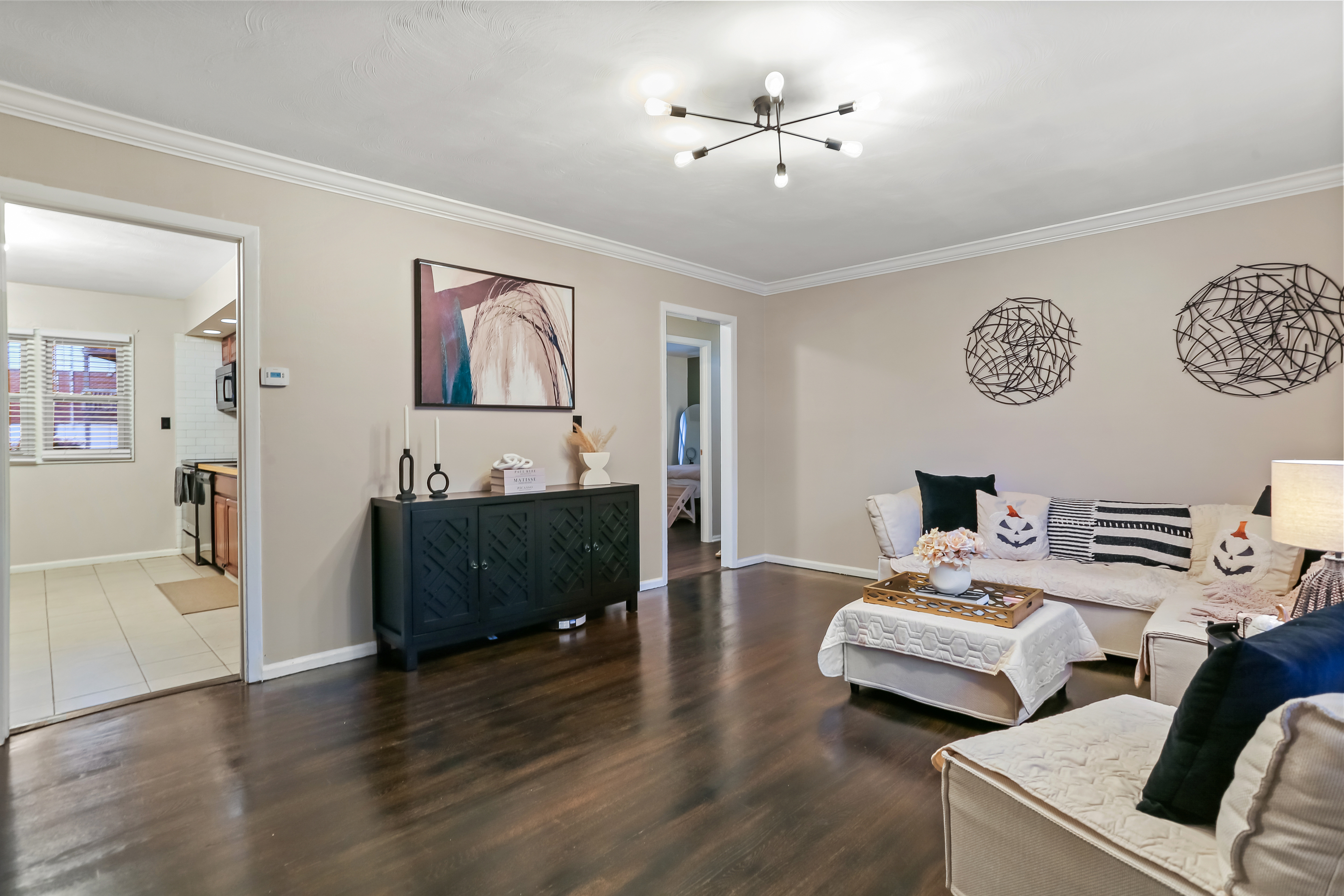 2800 Madison Avenue, Unit 1B Bridgeport, CT 06606 - Photo 6 of 10 a living room with furniture and a wooden floor