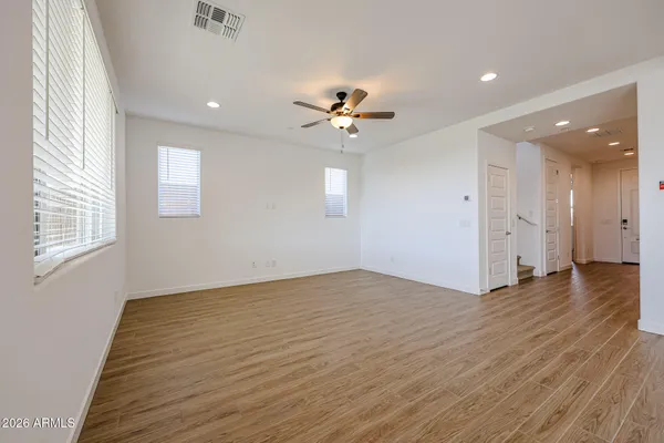 a view of an empty room