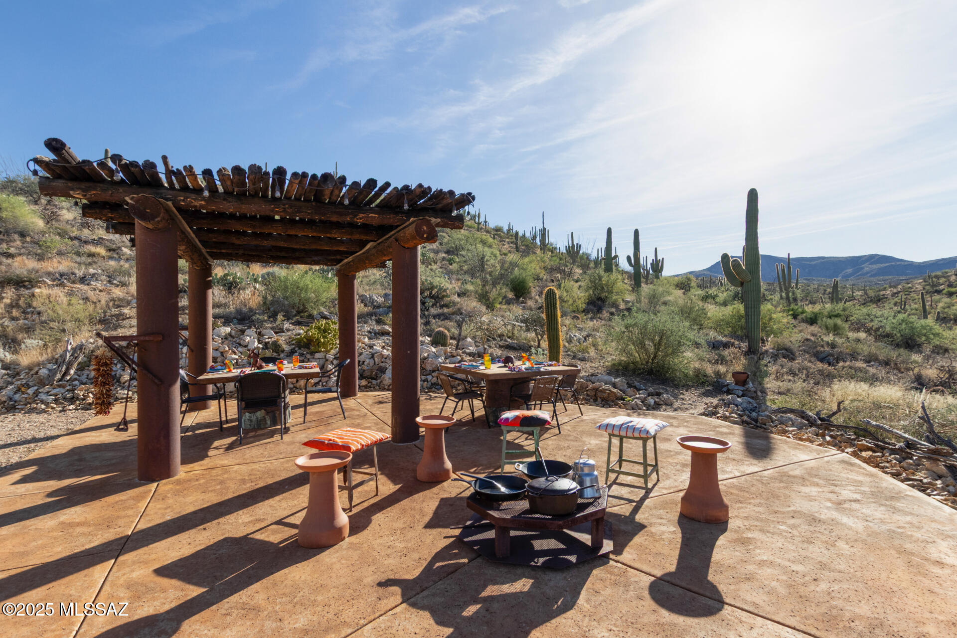 8491 South Pistol Hill Road Vail, AZ 85641 - Photo 14 of 50 Spacious Ramada for entertaining!