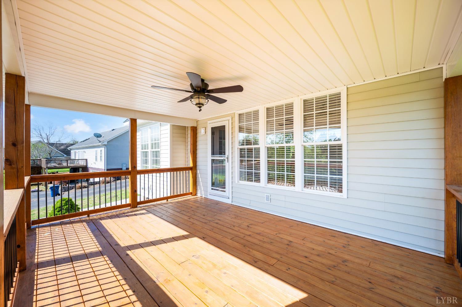1166 Caperton Way Forest, VA 24551 - Photo 21 of 59 a view of a balcony with wooden floor