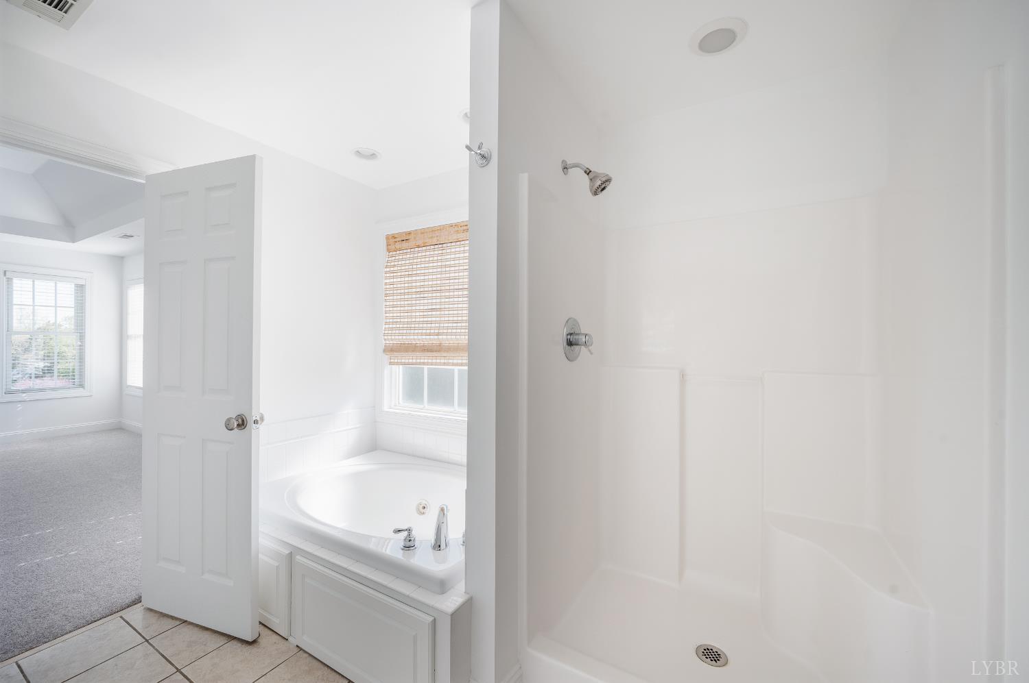 1166 Caperton Way Forest, VA 24551 - Photo 29 of 59 a bathroom with a tub shower and a sink