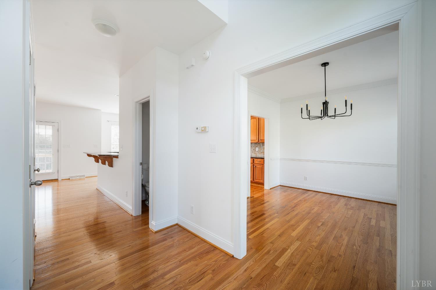 1166 Caperton Way Forest, VA 24551 - Photo 5 of 59 a view of a hallway with wooden floor